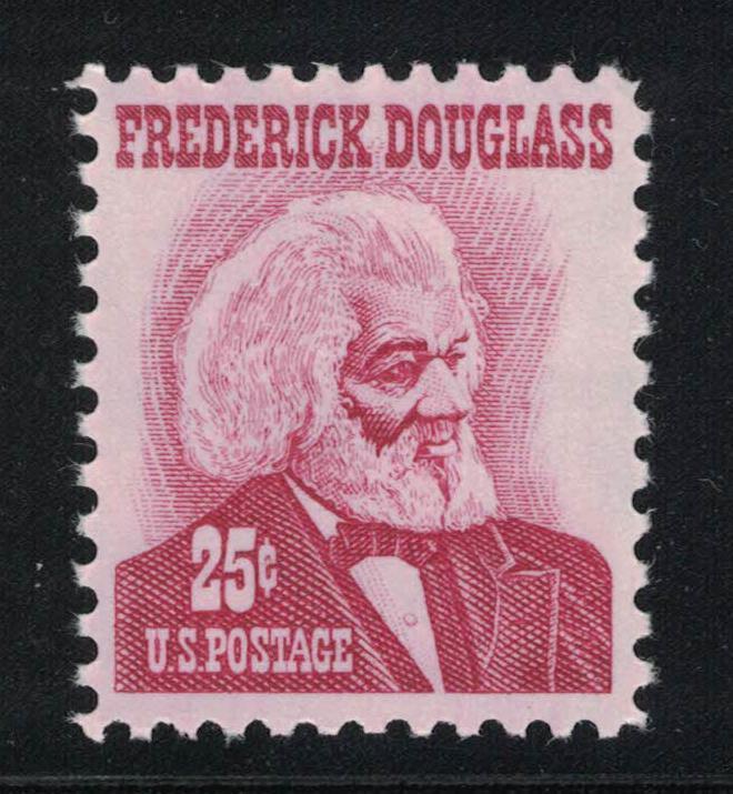 US Stamp #1290b Mint NH Magenta Frederick Douglass 25c stamp