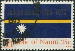 Nauru 1973 SG98 15c Flag FU