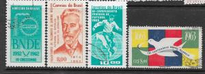 Brazil #947-950  (U) CV $1.10