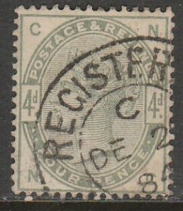 G.B. 103, 4p QUEEN VICTORIA. Used. F. (340)