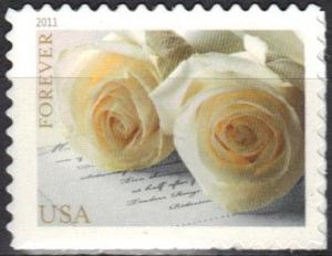 #4520, Single.  \Wedding Roses\ Forever, MNH.