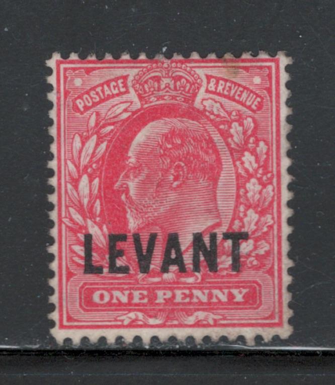 Great Britain Offices Turkish Empire 1905 Overprint 1p Scott # 16 MH NG