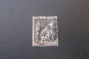 France 1877 Sc 93 FU