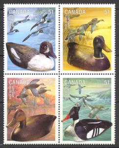 Canada Sc# 2166a MNH Block/4 2006 51¢ Duck Decoys