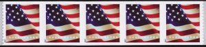 US 5159 (CF2) MNH VF 49 Cent US Flag Strip of 5 Counterfeit