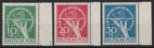 GERMANY - WEST BERLIN 1949 Relief Fund set. MNH **. SG B68-70 cat £425.