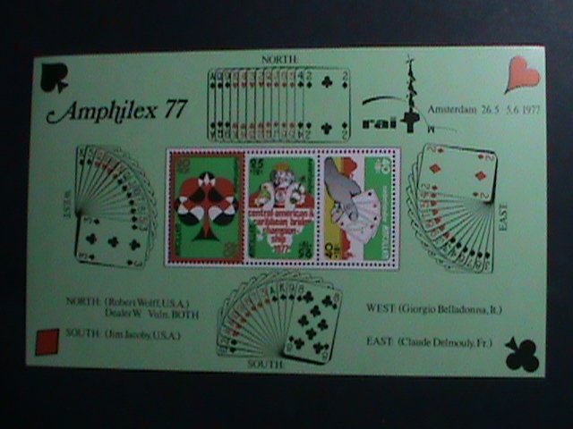 NEDERLAND-ANTILLES- 1977 SC#B146-AMPHILEX'77  STAMP SHOW MNH S/S SHEET-VF