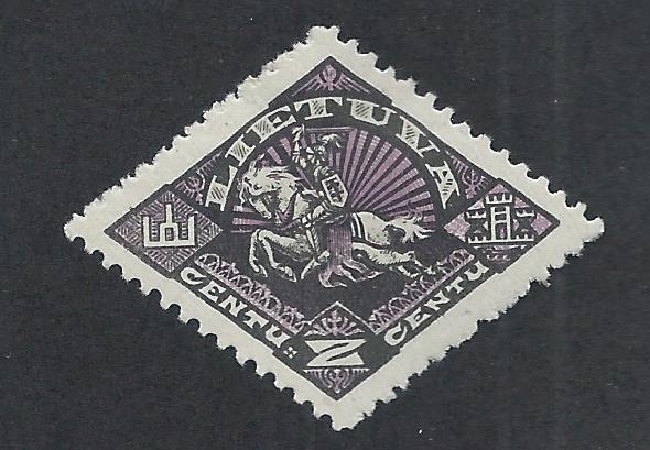 LITHUANIA SC# 177 FVF/OG 1923