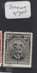 SOUTHERN RHODESIA  (P1310B)  KGV ADMIRAL  2D  SG 4   MOG