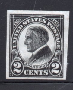 SCOTT 611 unused  hinged  OG