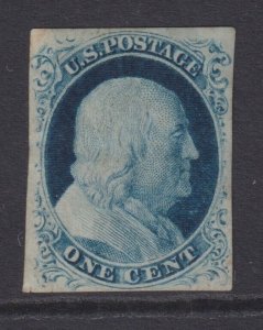 9 VF+ original gum mint lightly hinged with nice color cv $ 725 ! see pic !