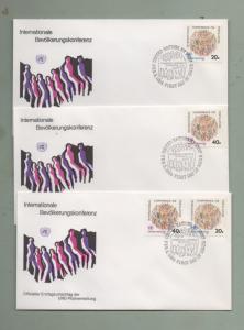 UN New York Scott# 417-424 1984  FDC (12 First Day Covers)