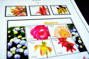 COLOR PRINTED MADEIRA 1868-2010 + 2011-2020 STAMP ALBUM PAGES (98 illust. pages)