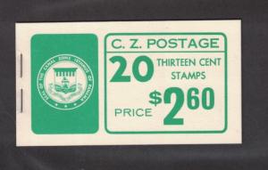 Canal Zone 163a - Dedge Cascades Booklet Of 20. MNH OG.    #02 CZ163a