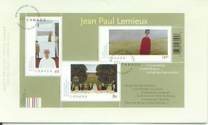 Canada FDC, 2004, Art, J.P. Lemieux (CAFDC2068)