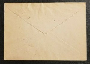 1955 Airmail Cover Warsaw Poland to South Bend Indiana