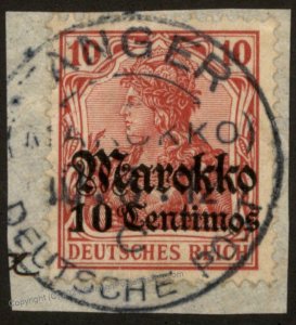 Germany 1911 TANGER c Tangiers Morocco Marokko USED 102524