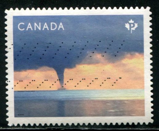 3113 Canada (85c) Waterspout SA, used