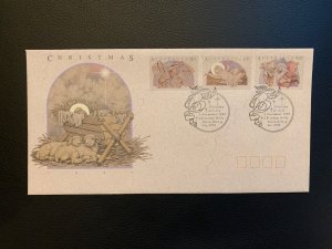 Australia 1991 Christmas stamps First Day Cover.