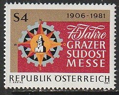 1981 Austria - Sc 1189 - MNH VF - 1 single - South-East Fair