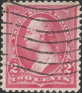 # 267a Used Fine Pink George Washington