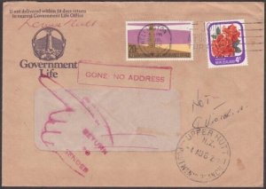 NEW ZEALAND GOVT LIFE DEPT 1982 Official commercial cover..................A2827