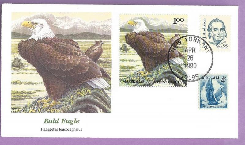 US 1863 & C48 Cover Trio Bald Eagle