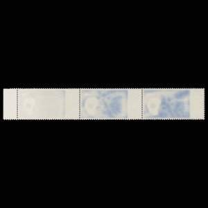 Guyana 1968 (Variety) 30c Savings Bonds strip with lilac-blue offset ✔️