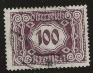 Austria Scott J118 Used from 1922-24 postage due set