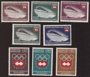 1963 Paraguay 1249-1256 1964 Olympic Games in Innsbruck 16,00 €