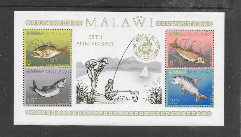 FISH - MALAWI #220a GAME FISH S/S MNH