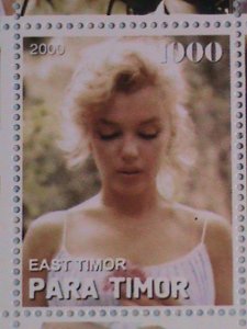 COLORFUL SEXY MARILYN MONROE MINT MINI SHEET.FROM TIMOR