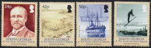 South Georgia / Falklands dep. 2004, Grytviken centenary 4v, MNH
