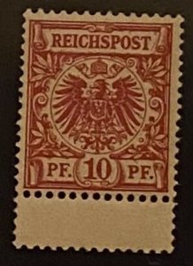 [AG] Germany 1889-1900 Sc #48 Mi 47da Mint *Never Hinged* BPP Signed Mi-CV 160$