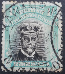 Rhodesia Admiral Die IIIB One Shilling with a KAWAMBWA (DC) postmark
