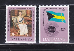 Bahamas 586-587 Set MNH Queen Elizabeth