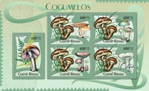 Guinea 2012 MNH - Mushrooms. Y&T 4166-4170, Mi 5758-5762