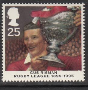 Great Britain 1995 MNH Scott #1630 25p Gus Risman Rugby League Centenary