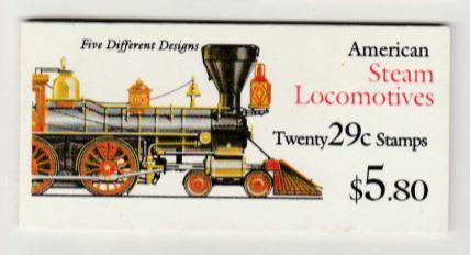 U.S. Scott #2847a BK216 Trains Stamp - Mint NH Booklet