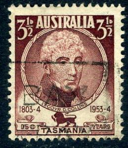 Australia - Scott #263 - 3½ p  Lt. Gov. David Collins - Used