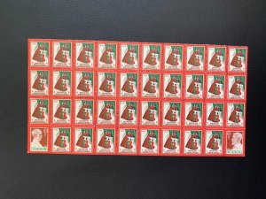 1938 USA Christmas Seal Sheet of 40 Mint Never Hinged 