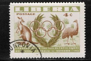 LIBERIA Scott 358 Used Olympic stamp CTO