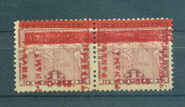 Panama sc# 184 (2) pair used error cat value $20.00