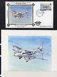 Isle of Man 1984 50th Anniversary of First Air Mail &...