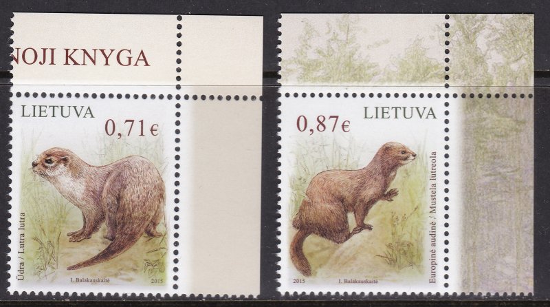 Lithuania, Fauna, Animals, MNH / 2015