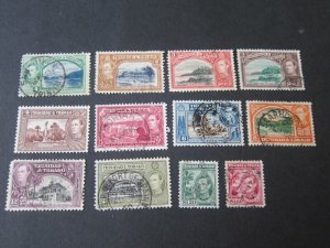 Trinidad & Tobago 1936 Sc 50-3,54-8,60-1 FU