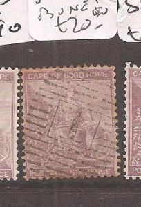 Cape of Good Hope SG 25 #1 cancel VFU (2cfv)