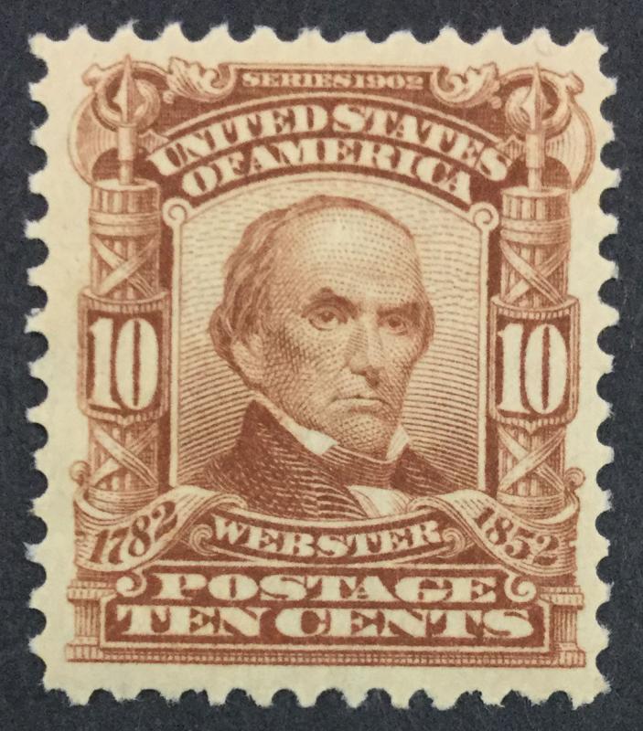 MOMEN: US #307 MINT OG H VF $60 LOT #10695