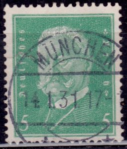 Germany 1928-32, Pres. von Hindenburg, 5pf, sc#368, used