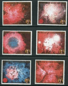 GUINEA   HALLEY'S COMET SEMI POSTAL  SET   MINT NH